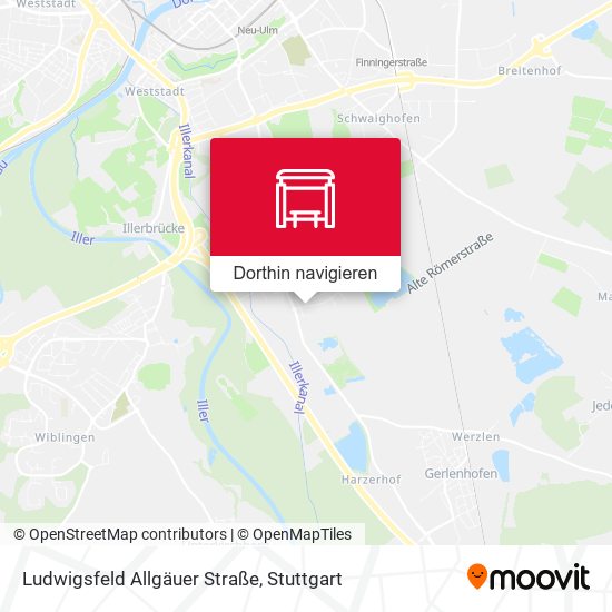 Ludwigsfeld Allgäuer Straße Karte