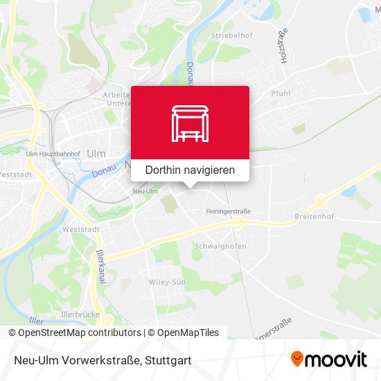 Neu-Ulm Vorwerkstraße Karte