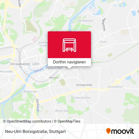 Neu-Ulm Borsigstraße Karte