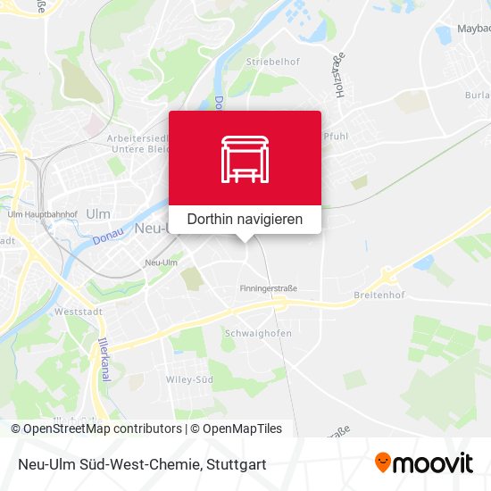 Neu-Ulm Süd-West-Chemie Karte