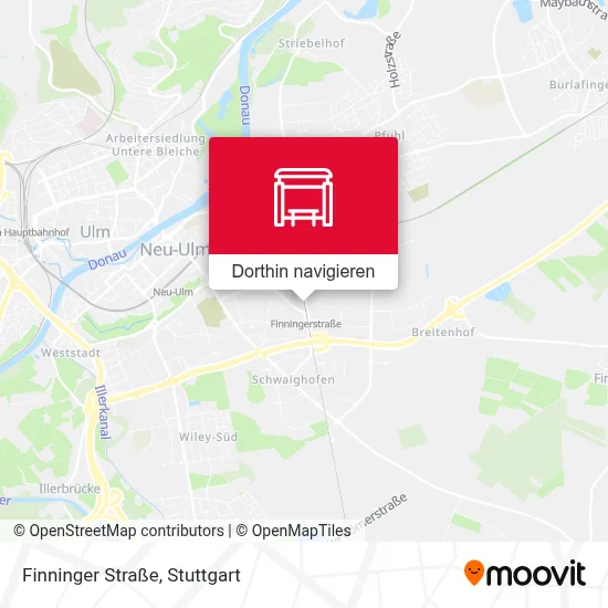 Finninger Straße Karte