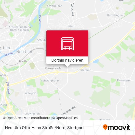 Neu-Ulm Otto-Hahn-Straße/Nord Karte