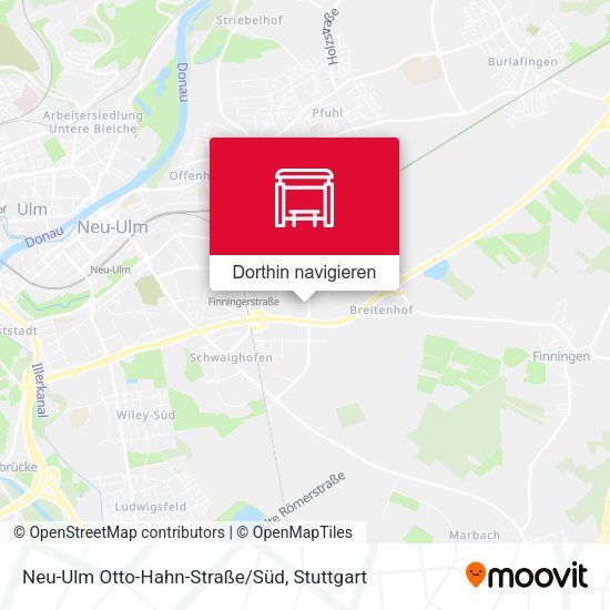 Neu-Ulm Otto-Hahn-Straße/Süd Karte