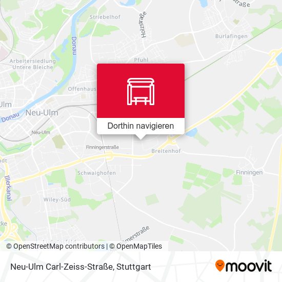 Neu-Ulm Carl-Zeiss-Straße Karte