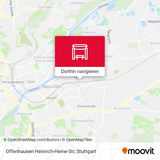 Offenhausen Heinrich-Heine-Str Karte