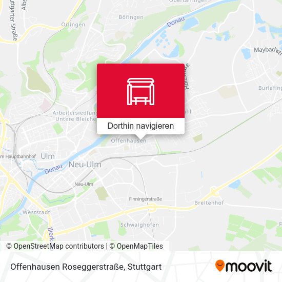 Offenhausen Roseggerstraße Karte