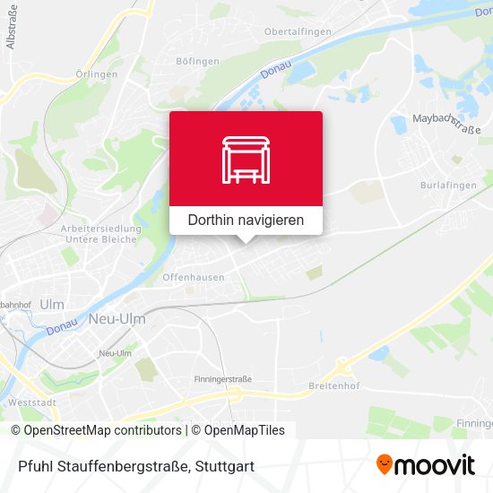 Pfuhl Stauffenbergstraße Karte