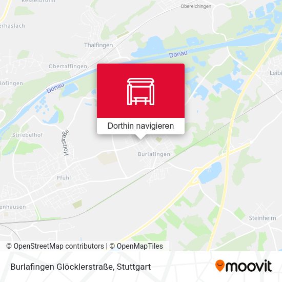 Burlafingen Glöcklerstraße Karte