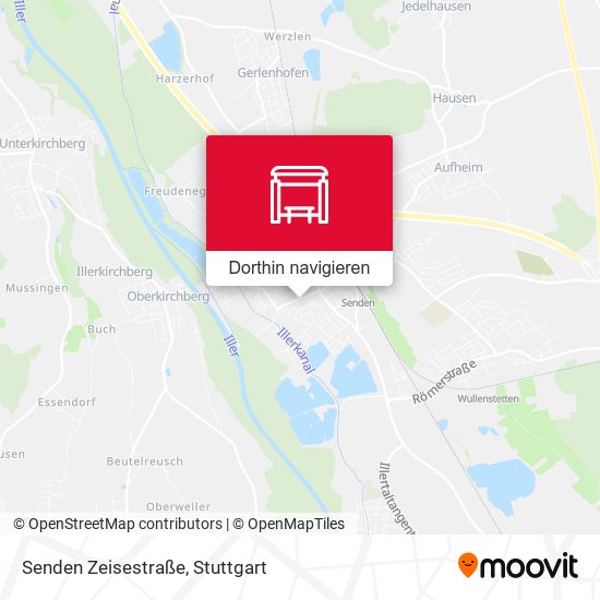 Senden Zeisestraße Karte