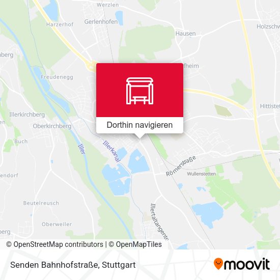 Senden Bahnhofstraße Karte