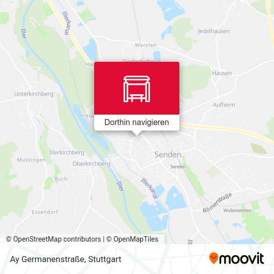 Ay Germanenstraße Karte