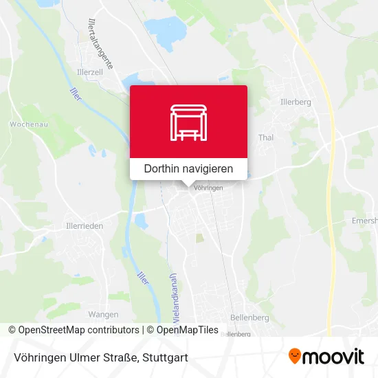 Vöhringen Ulmer Straße Karte