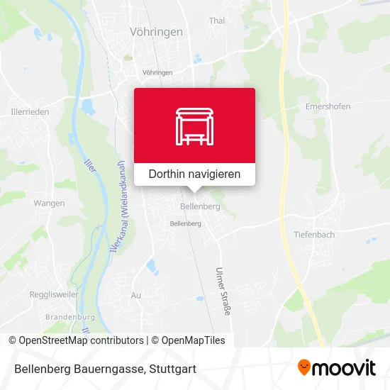 Bellenberg Bauerngasse Karte