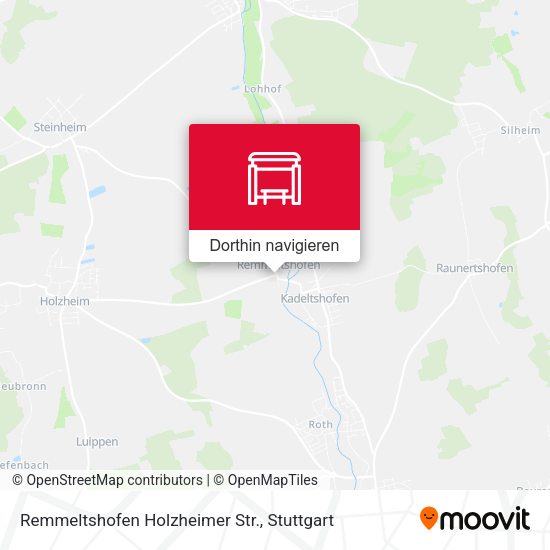 Remmeltshofen Holzheimer Str. Karte