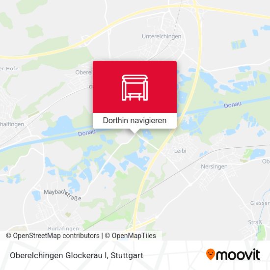 Oberelchingen Glockerau I Karte