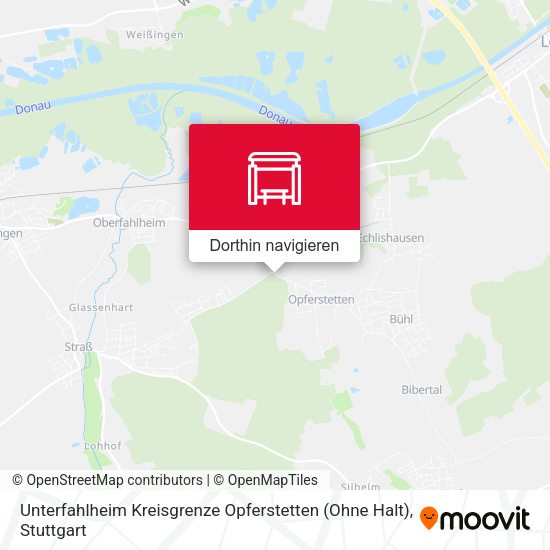 Unterfahlheim Kreisgrenze Opferstetten (Ohne Halt) Karte