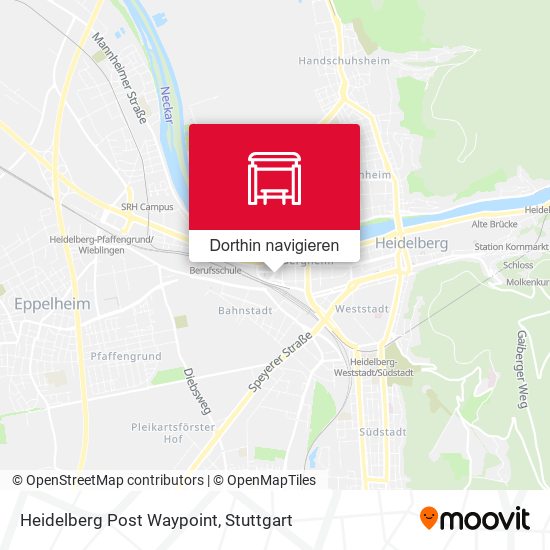 Heidelberg Post Waypoint Karte