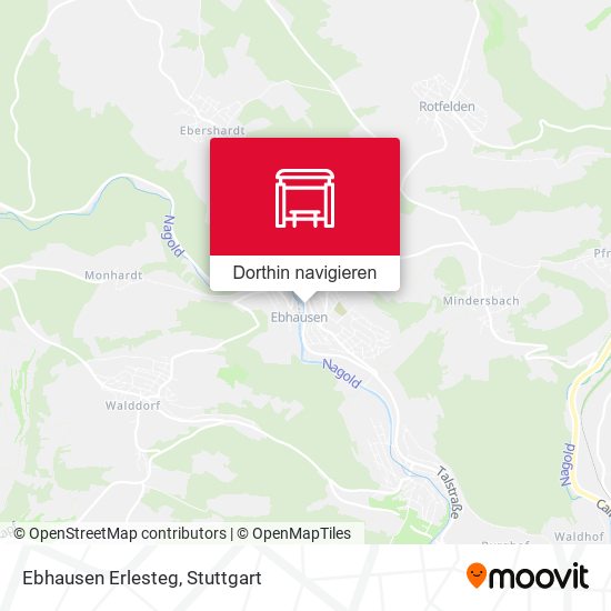 Ebhausen Erlesteg Karte