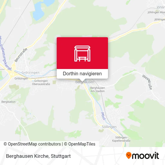 Berghausen Kirche Karte