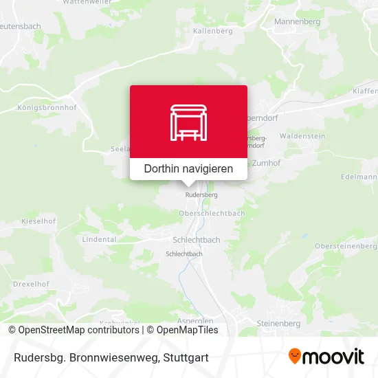 Rudersbg. Bronnwiesenweg Karte
