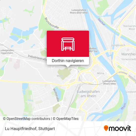 Lu Hauptfriedhof Karte