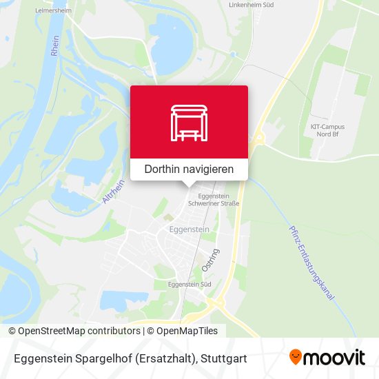 Eggenstein Spargelhof (Ersatzhalt) Karte