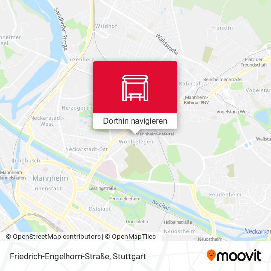 Friedrich-Engelhorn-Straße Karte