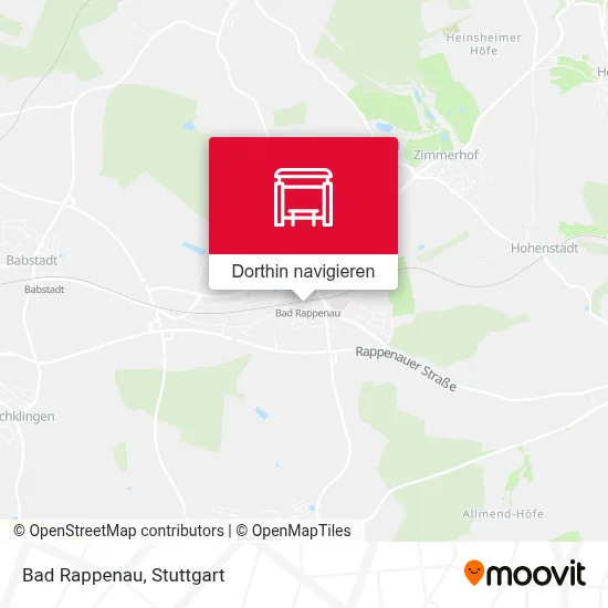 Bad Rappenau Karte