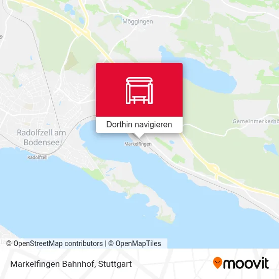 Markelfingen Bahnhof Karte