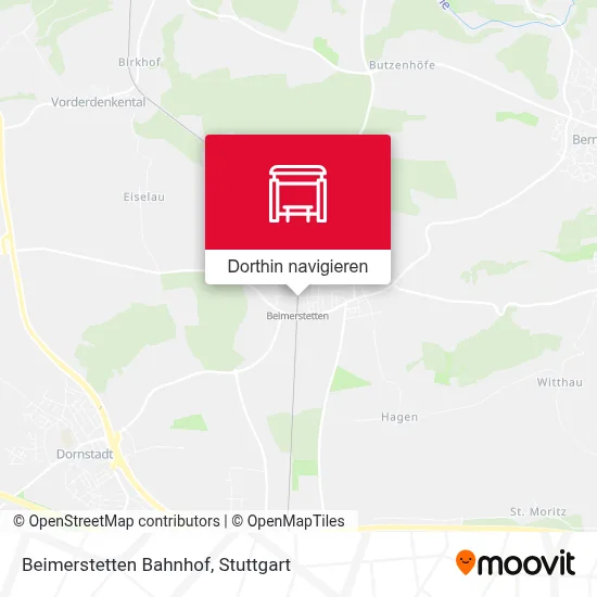 Beimerstetten Bahnhof Karte