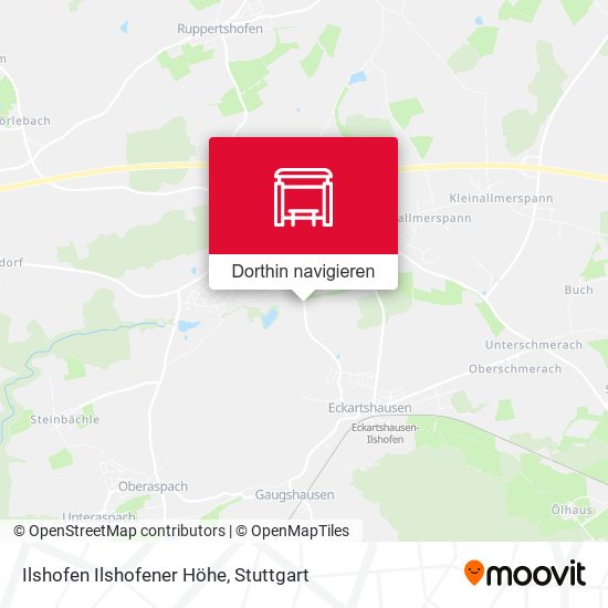 Ilshofen Ilshofener Höhe Karte