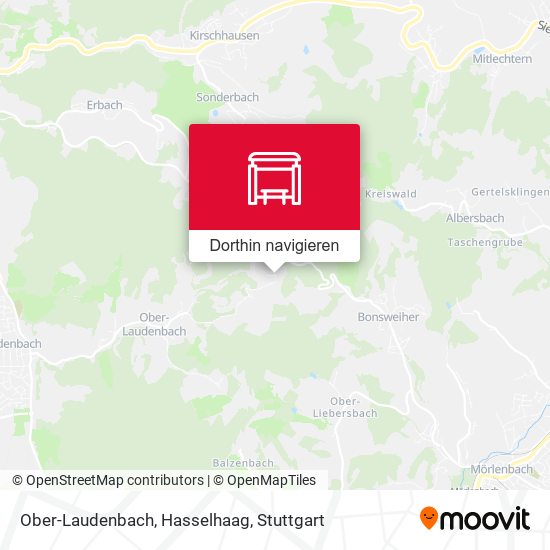 Ober-Laudenbach, Hasselhaag Karte
