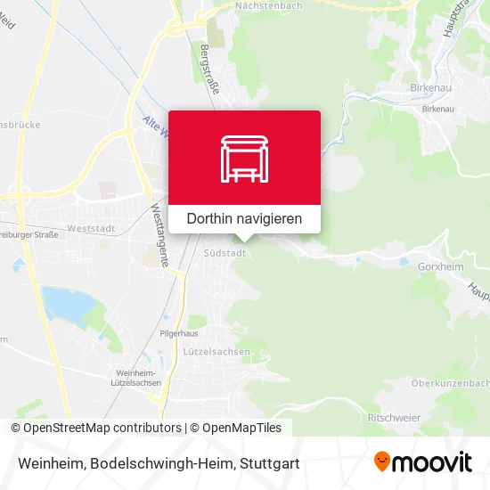 Weinheim, Bodelschwingh-Heim Karte