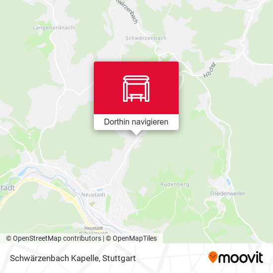 Schwärzenbach Kapelle Karte