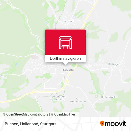 Buchen, Hallenbad Karte