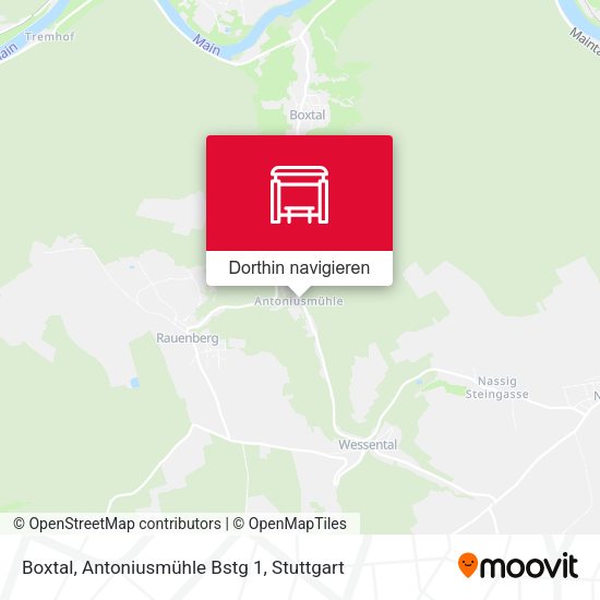 Boxtal, Antoniusmühle Bstg 1 Karte