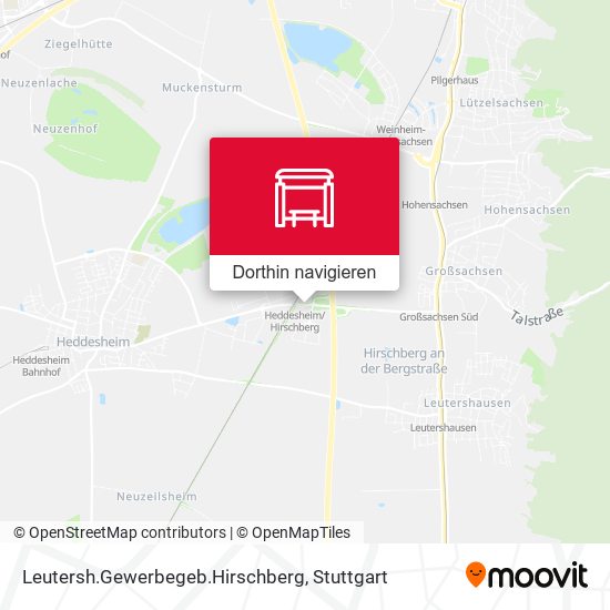 Leutersh.Gewerbegeb.Hirschberg Karte