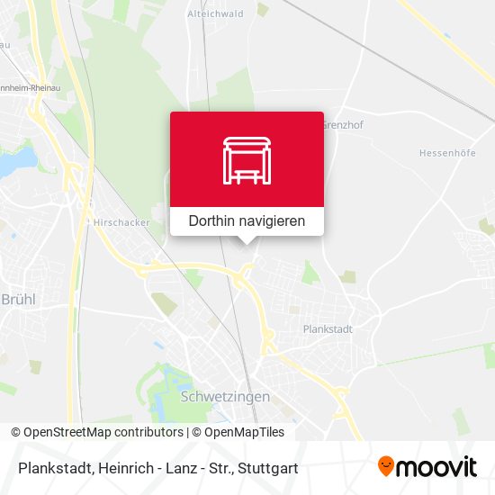 Plankstadt, Heinrich - Lanz - Str. Karte