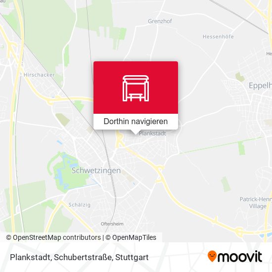 Plankstadt, Schubertstraße Karte