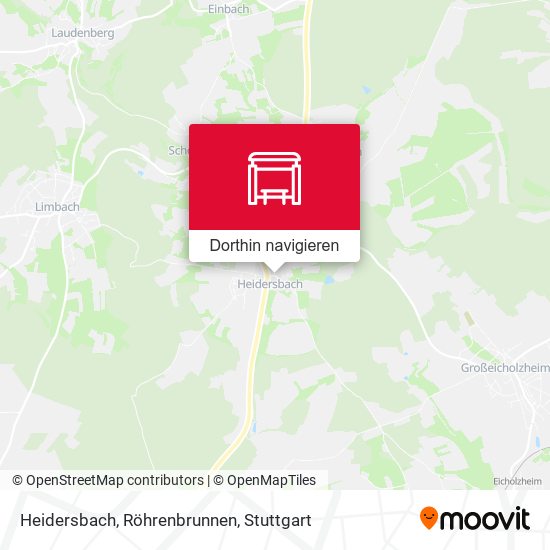 Heidersbach, Röhrenbrunnen Karte