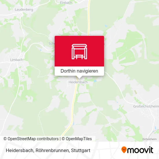 Heidersbach, Röhrenbrunnen Karte