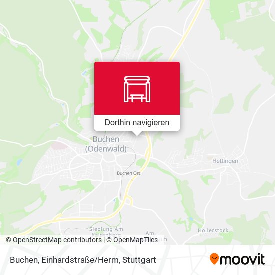 Buchen, Einhardstraße/Herm Karte