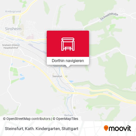 Steinsfurt, Kath. Kindergarten Karte