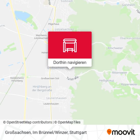 Großsachsen, Im Brünnel/Winzer Karte