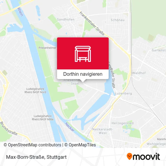 Max-Born-Straße Karte