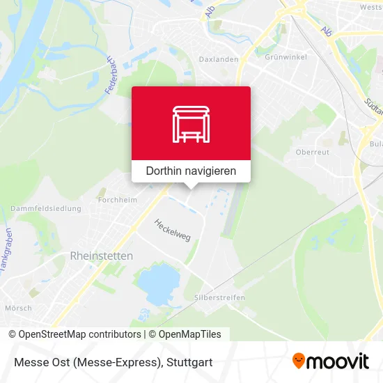 Messe Ost (Messe-Express) Karte