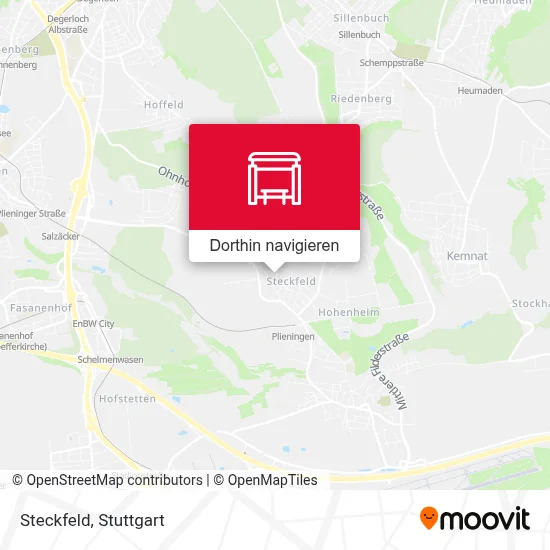 Steckfeld Karte