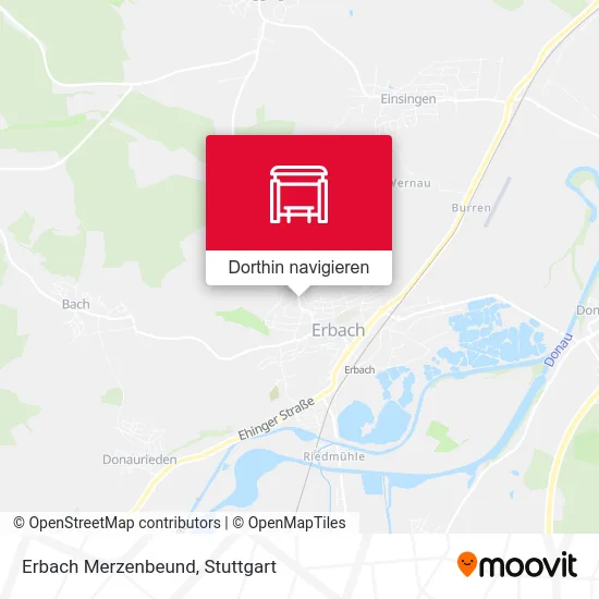 Erbach Merzenbeund Karte