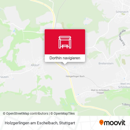 Holzgerlingen am Eschelbach Karte