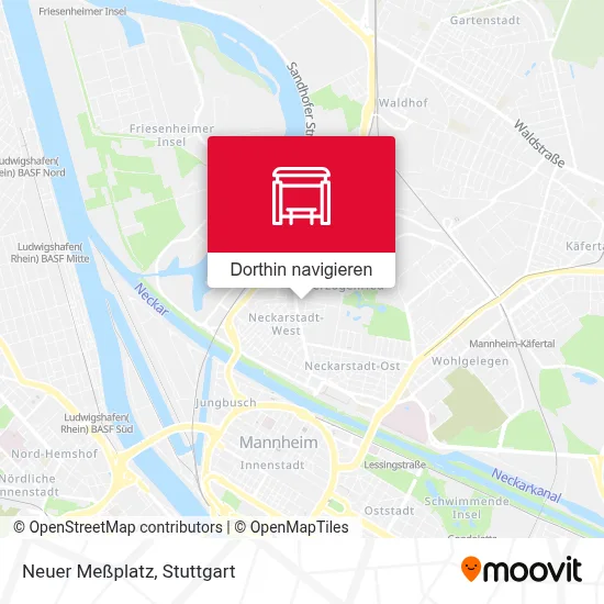 Neuer Meßplatz Karte